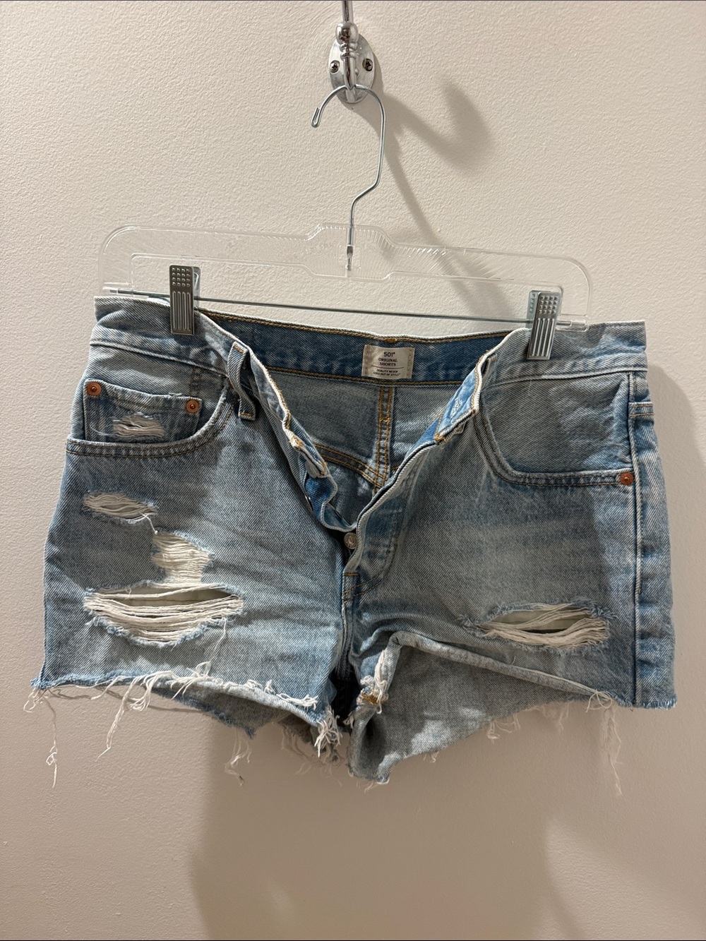 Levi’s High Waisted 501 Shorts W28